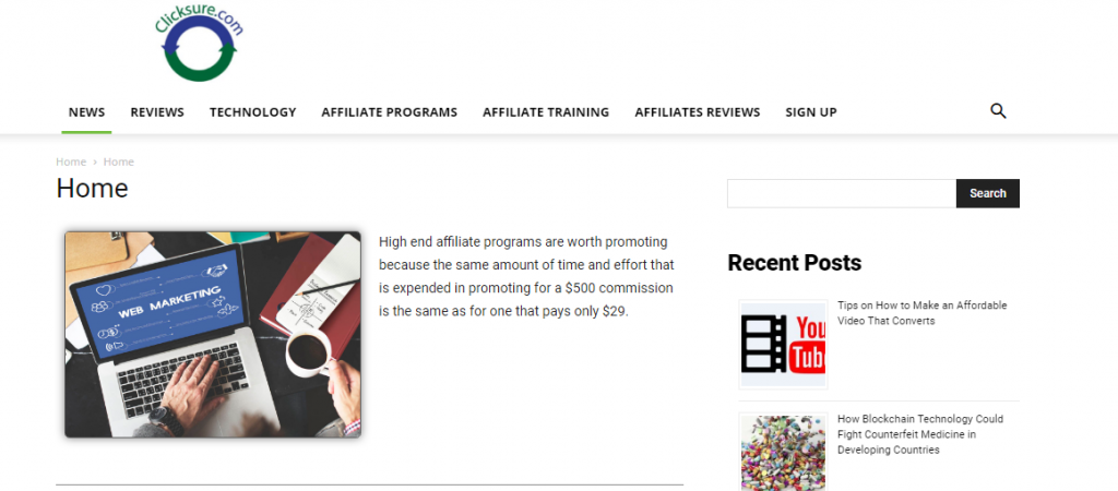 Clicksure: A Full Review of the Leading Affiliate program clicksure