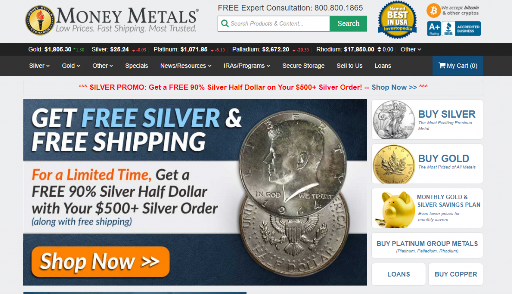 money metals exchange